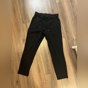 Black Lululemon straight leg pants